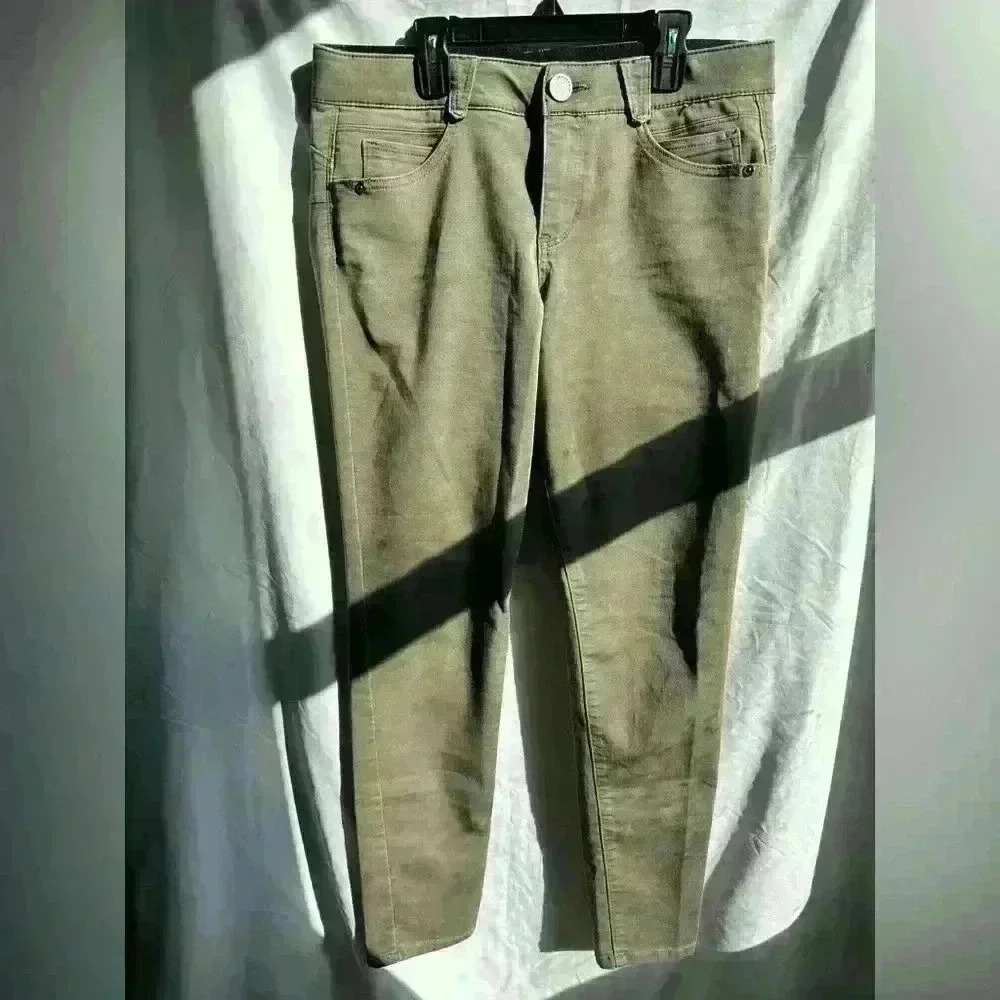 Democracy Gray "Ab"solution Stretchy Skinny Jeans Size 10